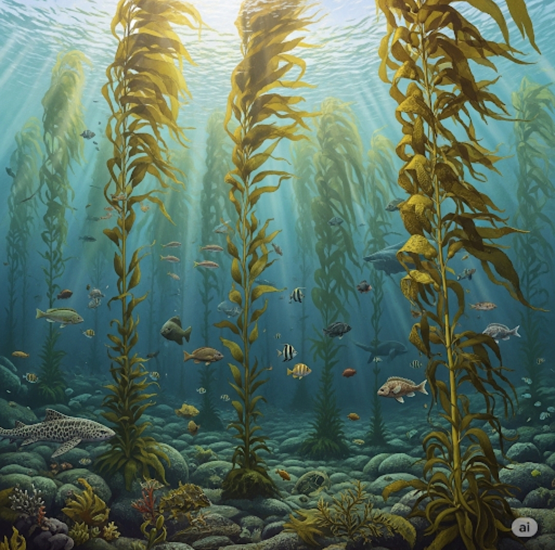 Forêt de kelp géant