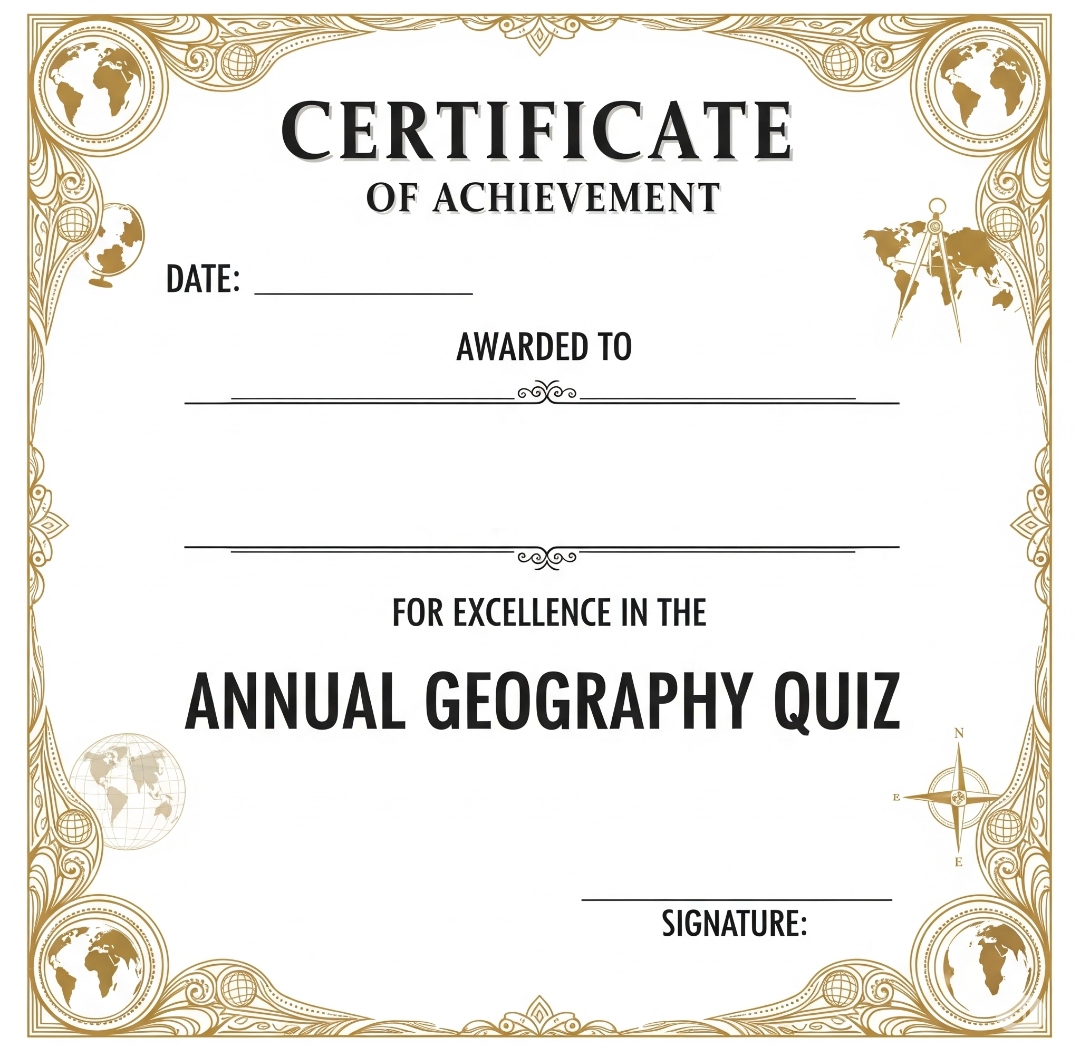 Certificat de Géographie