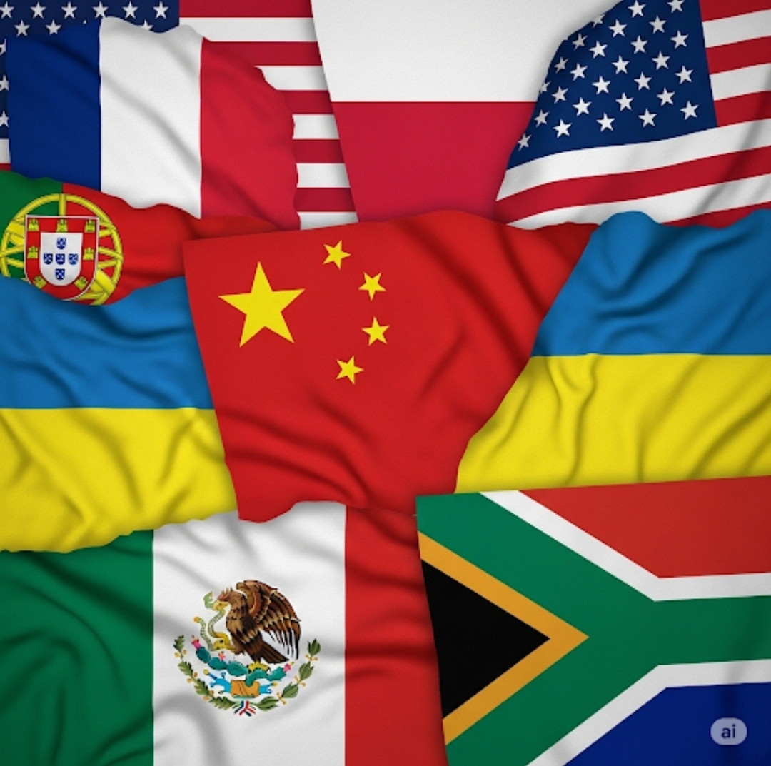 Image de plusieurs drapeaux de pays